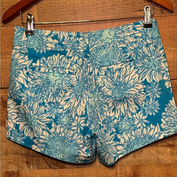 LILLY PULITZER Callahan Shorts in Lion in the Sun Ariel Blue Women's size 0 - Picture 2 of 10